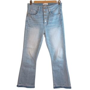 LOFT Button Fly The Kick Crop Sz 28 Jeans